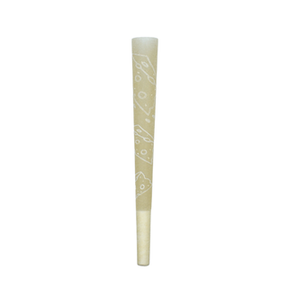 109mm Laser Engraved Cermaic Tip Pre-Rolled Cones - Cheese Pattern